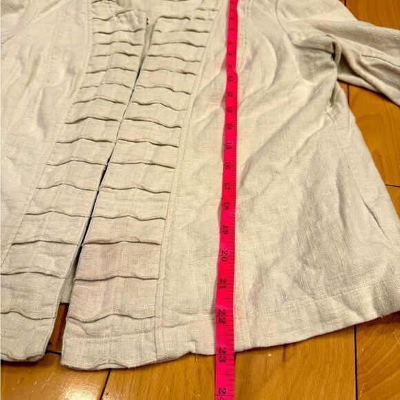 Coldwater creek linen jacket - Picture 6 of 9